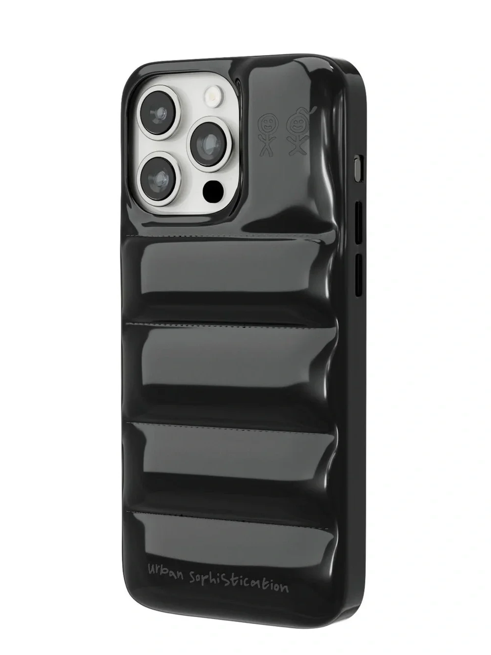 The Puffer Case® - Black Manhattan - iPhone 16 Pro